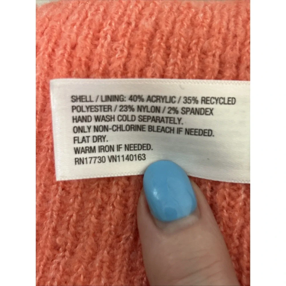 Art Class Girl's Size One Fits All Beanie Hat Knit‎ For Ages 3 Plus Orange New
